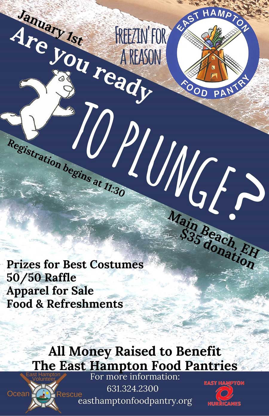 Polar Bear Plunge 2020 East Hampton Food Pantry